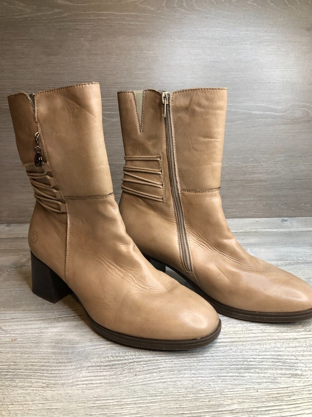 Remonte Gwyneth 71 BIBER D0V71-20 Women's NEW Boot Beige Size 41 / 10